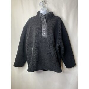 Athleta Womens Teddy Bear Sweatshirt Size XL Warm Cozy Athletic Workout Casual